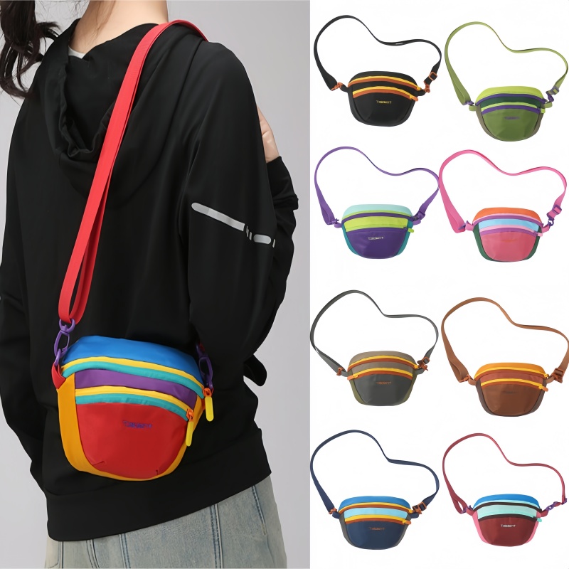 Outdoor Sport Bag - Fashion Dopamine Chest Shoulder Bag Waterproof