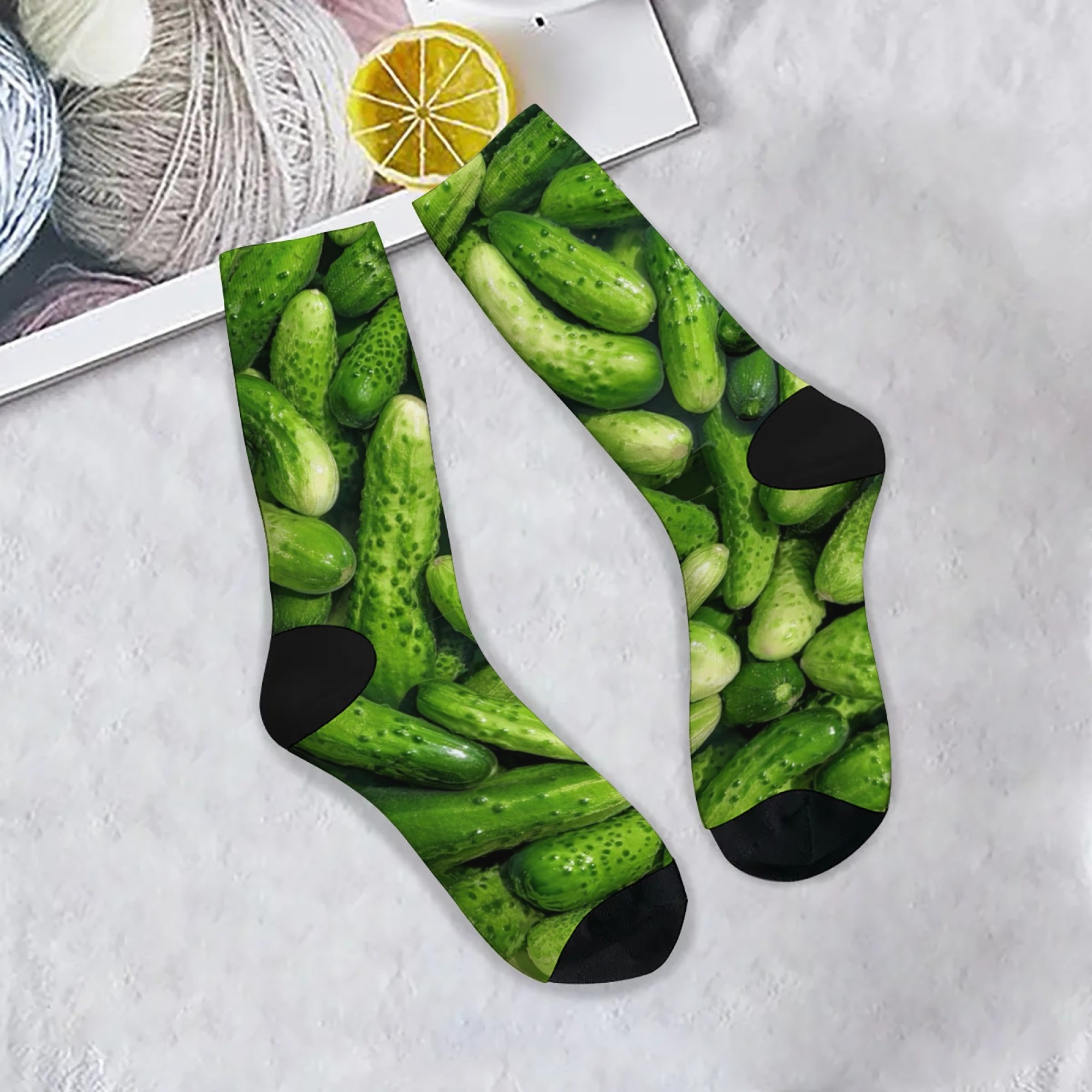Outdoor Sport Hose - Novelty funny cucumber socks unisex comfortable