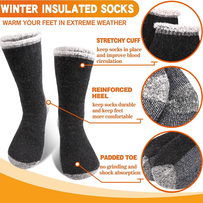 3Pairs Super Thick Merino Wool - Outdoor Sport Hose 리뷰 및 가격