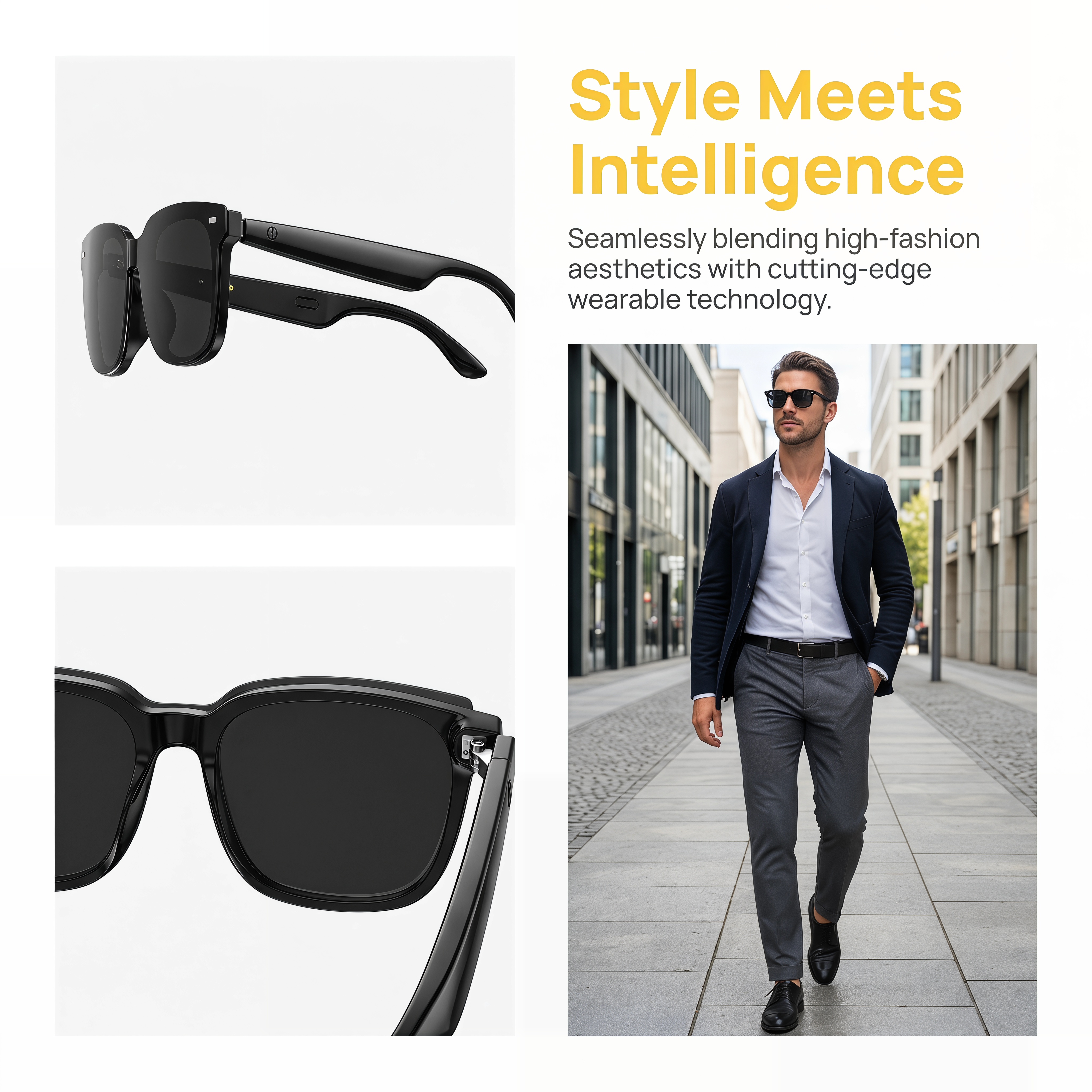 AI Open-Ear Bluetooth Glasses  - Outdoor Sport Bag 리뷰 및 가격