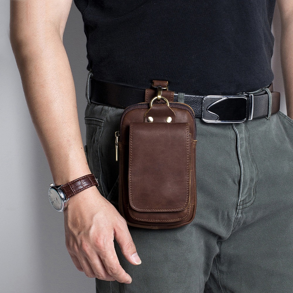 Vintage Cow Leather Belt Bag P - Outdoor Sport Bag 리뷰 및 가격