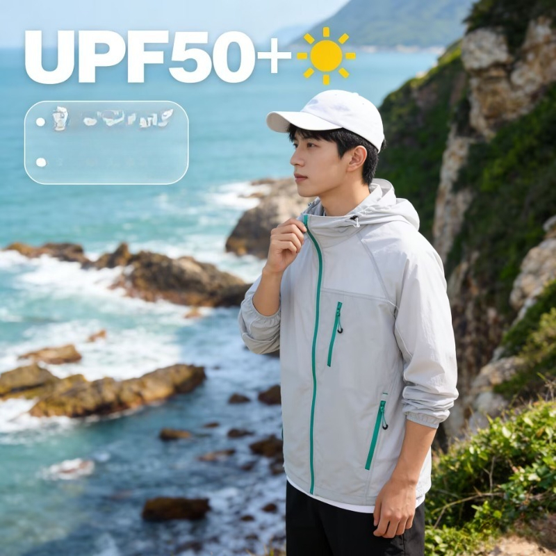 UPF50+ Summer Outdoor Quick Dr - Outdoor Sport Jacket Men 리뷰 및 가격
