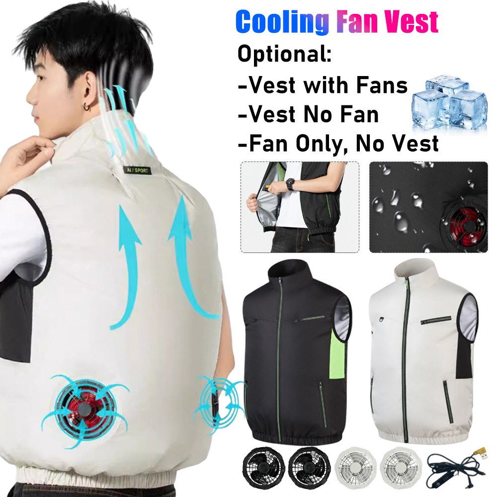 2025 Cooling Fan Vest Air Cond - Outdoor Sport Jacket Men 리뷰 및 가격