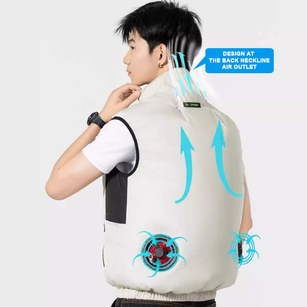 2025 Cooling Fan Vest Air Cond - Outdoor Sport Jacket Men 리뷰 및 가격