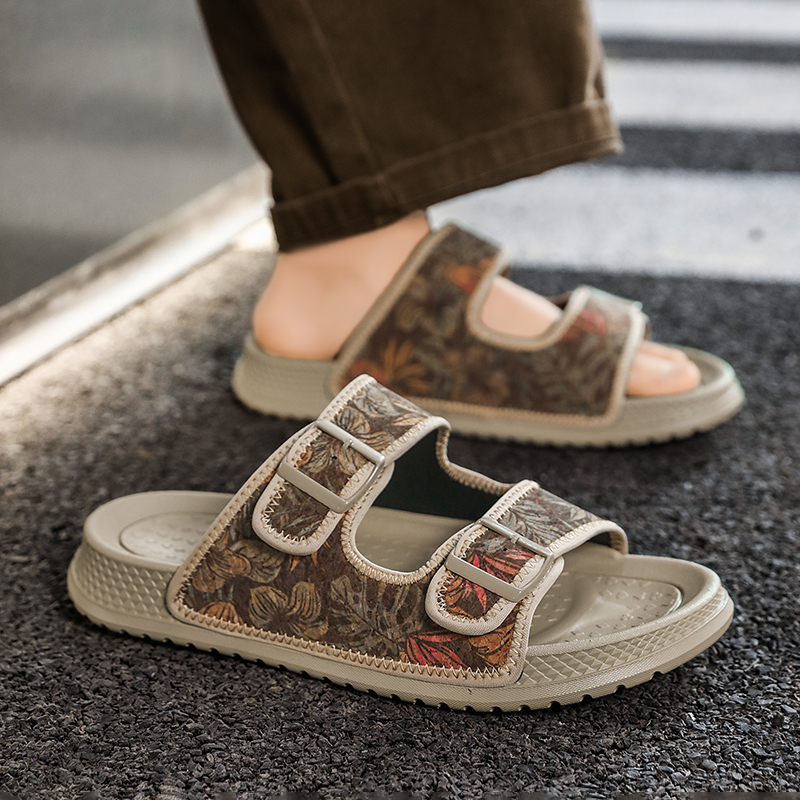 Men's casual slip-on slippers  - Outdoor Sports Leisure 리뷰 및 가격